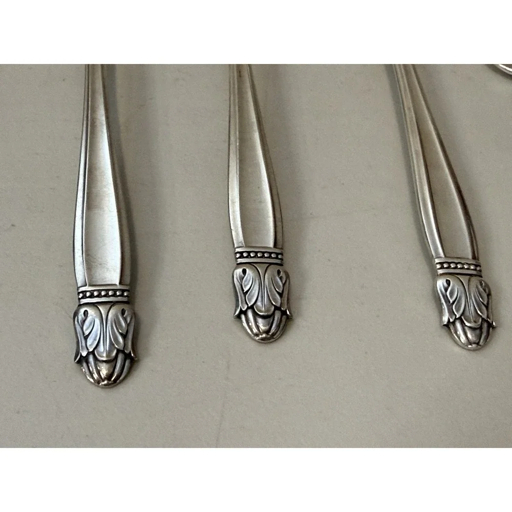 Vintage Danish Princess Silverplate 5-Piece Serving Set - Pristine‎ Condition